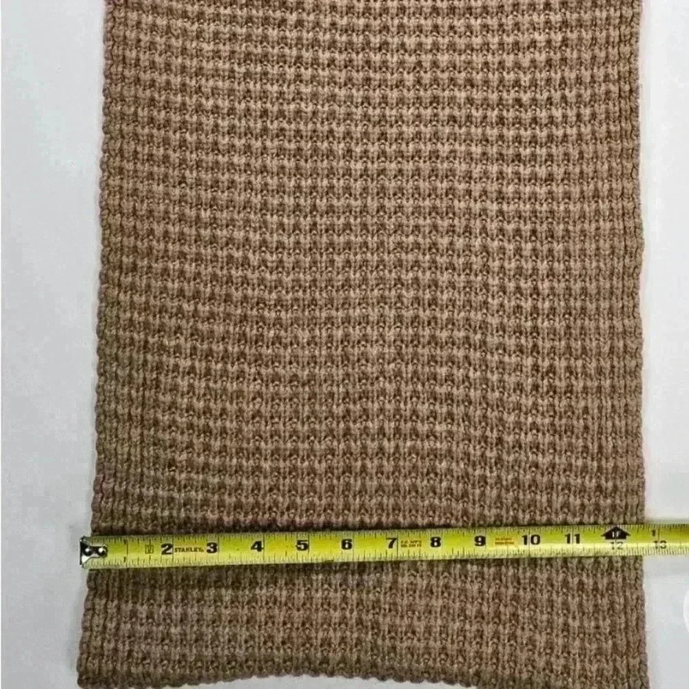 J. Crew Tan Textured Infinity scarf